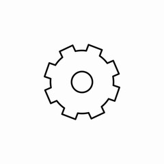 gear engineering icon sign vector