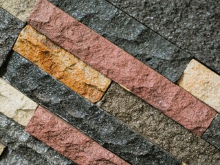Dark geometric stone background for retro style vintage concept