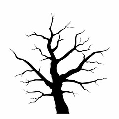 Silhouette of cracks silhouette design black