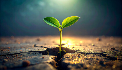 plant in the ground