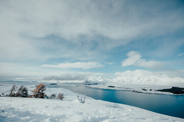 View from the Mt John Walkway, Lake Tekapo, New Zealand