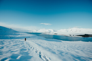View from the Mt John Walkway, Lake Tekapo, New Zealand