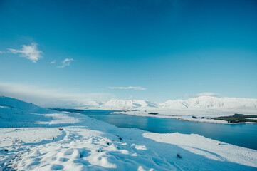View from the Mt John Walkway, Lake Tekapo, New Zealand