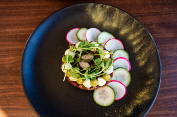 Beef Tartare with radish