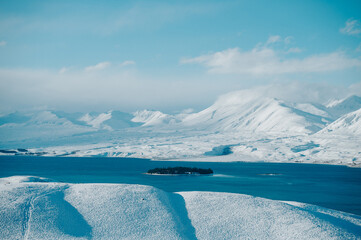 View from the Mt John Walkway, Lake Tekapo, New Zealand