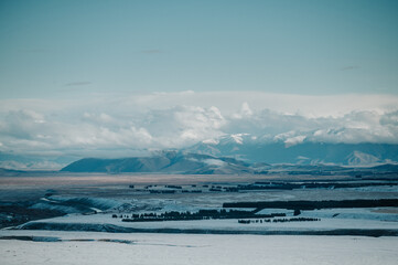 View from the Mt John Walkway, Lake Tekapo, New Zealand