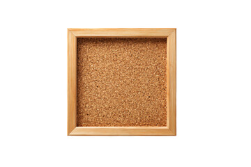 3D Render a wooden frame with a cork board in it