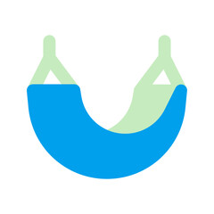 hammock duo tone icon