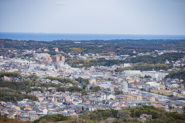 三重県志摩市　横山展望台からの伊勢志摩の風景