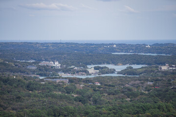 三重県志摩市　横山展望台からの伊勢志摩の風景