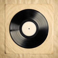 Obraz premium vintage vinyl record CD