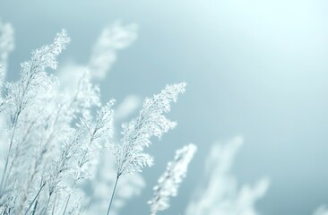 Abstract blurred light blue background with bokeh and copy space for text, soft focus effect, white and gray color scheme, minimalistic style, elegant, professional, high resolution, sharp details