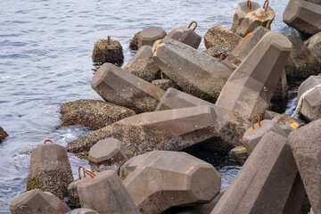 三重県熊野市　鬼ヶ城の風景