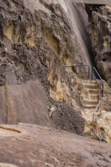 三重県熊野市　鬼ヶ城の風景