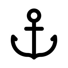 anchor glyph icon