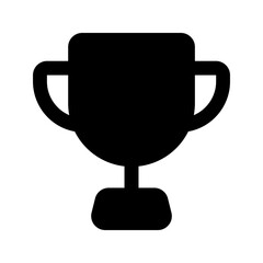 trophy glyph icon
