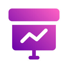 presentation gradient icon