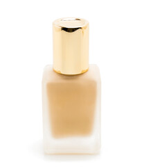 Liquid Foundation Bottle for Face Makeup Isolated on White Background