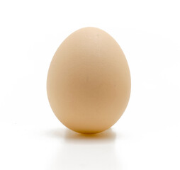 Raw Chicken Eggs on Pure White Background - Food Photography