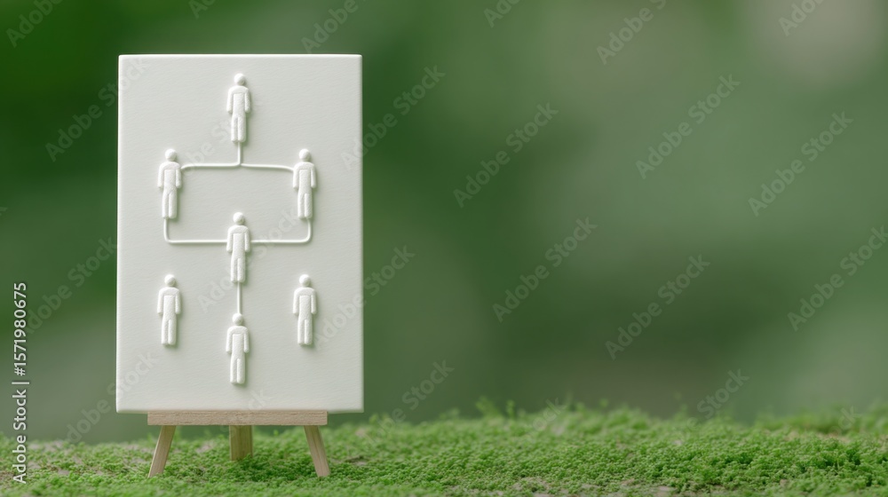 Poster white refrigerator on green surface representing ai finance workflow for automating operational proc