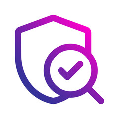 audit gradient icon