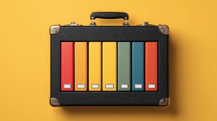 Suitcase filled with books illustrating budget allocation for education resources and knowledge development for students