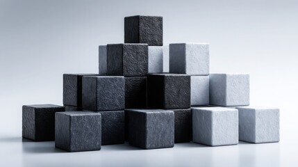 Pile of blocks symbolizing capital structure and its importance in establishing financial stability and growth potential
