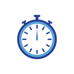 Stopwatch icon color . Timer symbol. stopwatch timer. timer sign. Chronometer. Stopwatch icon isolated on white background. quick countdown 