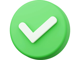 Green check mark and red cross buttons for yes and no choices on web design