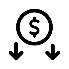 inflation line icon
