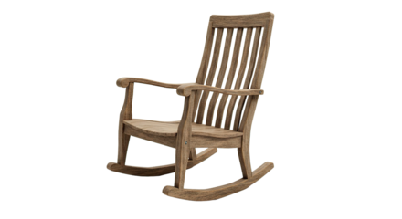 Rustic wooden rocking chair furniture outdoor porch patio rocker seat comfort relaxation design style