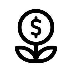 investment line icon