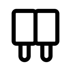 popsicle line icon