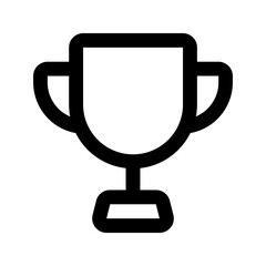 trophy line icon