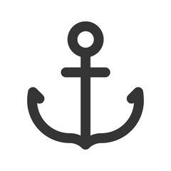 anchor outline fill icon