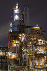 三重県四日市市　四日市コンビナートの風景