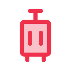 Obraz premium suitcase outline fill icon