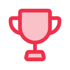 trophy outline fill icon
