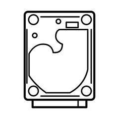 ハードディスクのアイコン