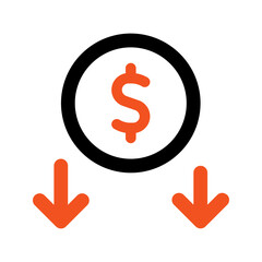 inoutline colorion outline color icon