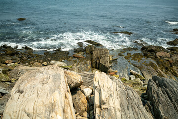 Peaks Island, Maine coastline