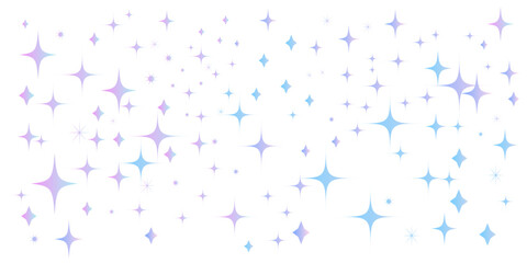 キラキラした背景イラスト　星空