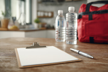 Emergency Duffel Bag with Clipboard and Pen