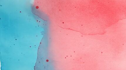 Abstract Watercolor Texture Red and Blue Blend