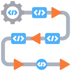 Pipeline Stages Icon