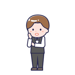 配膳係／ななめ／男性 20