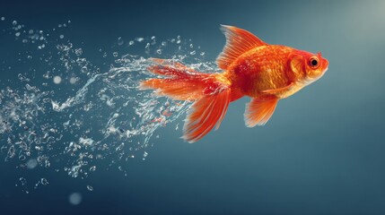 Jumping Goldfish: Symbol of Career Advancement & Progress