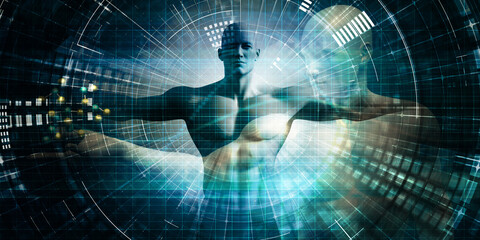 Digital Innovation and Future Business Technology Concept