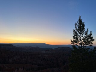 Bryce Canyon Silhouette