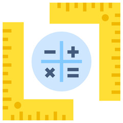 Obraz premium Mathemathics Icon